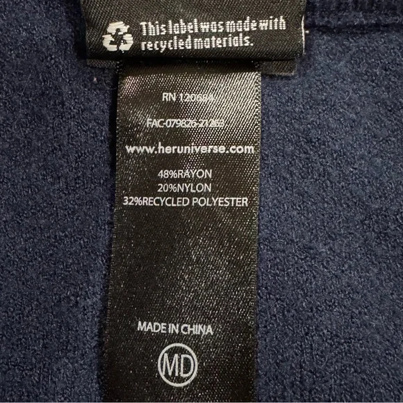 Her Universe Studio Ghibli My Neighbor Totoro Night Sky Cardigan Women’s Medium - Picture 2 of 3